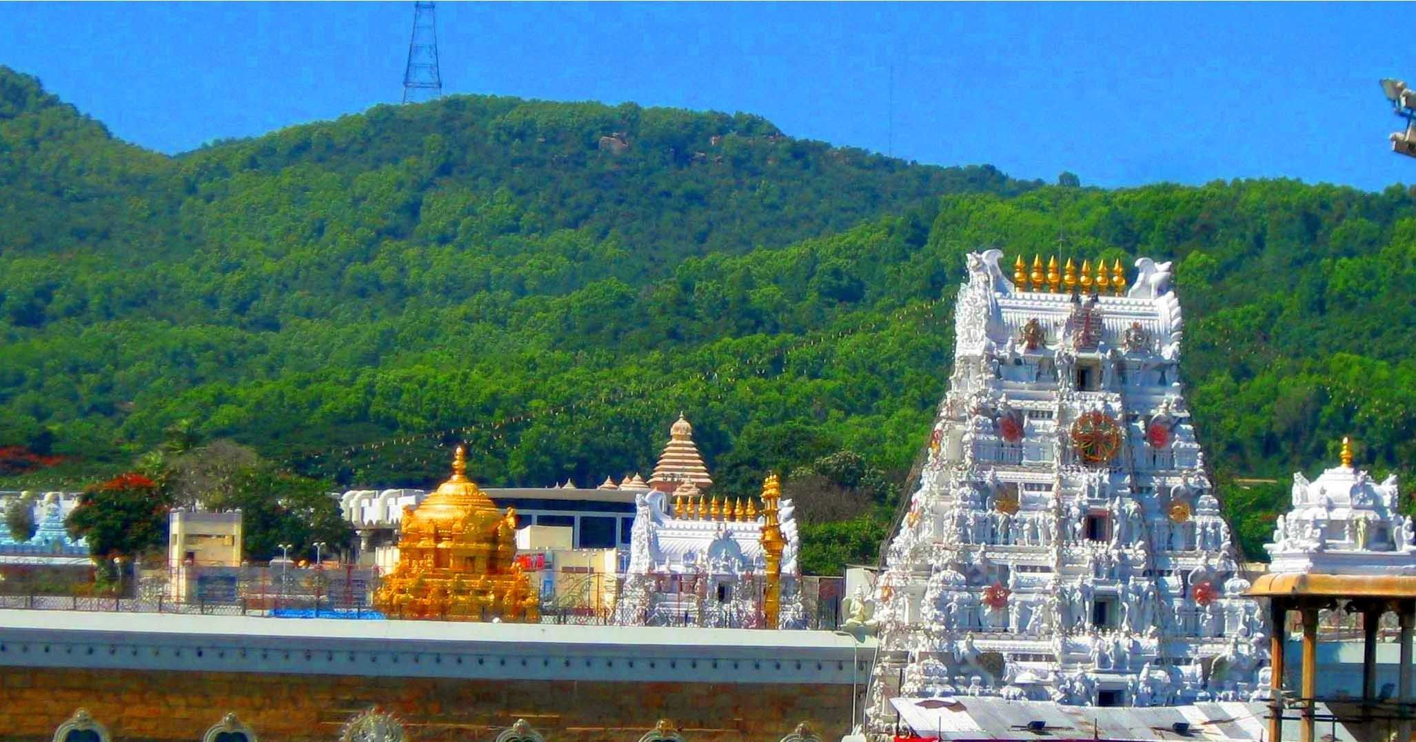 Tirumala Venkateswara Temple Golden Gopuram